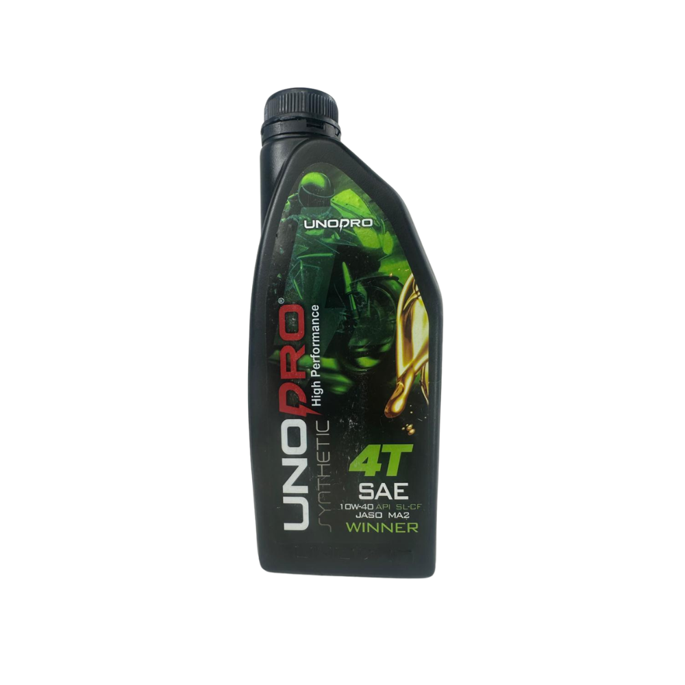 Aceite UnoPro sintetico Winner SAE 10W40 4T (Api-SL/CF) JASO MA2