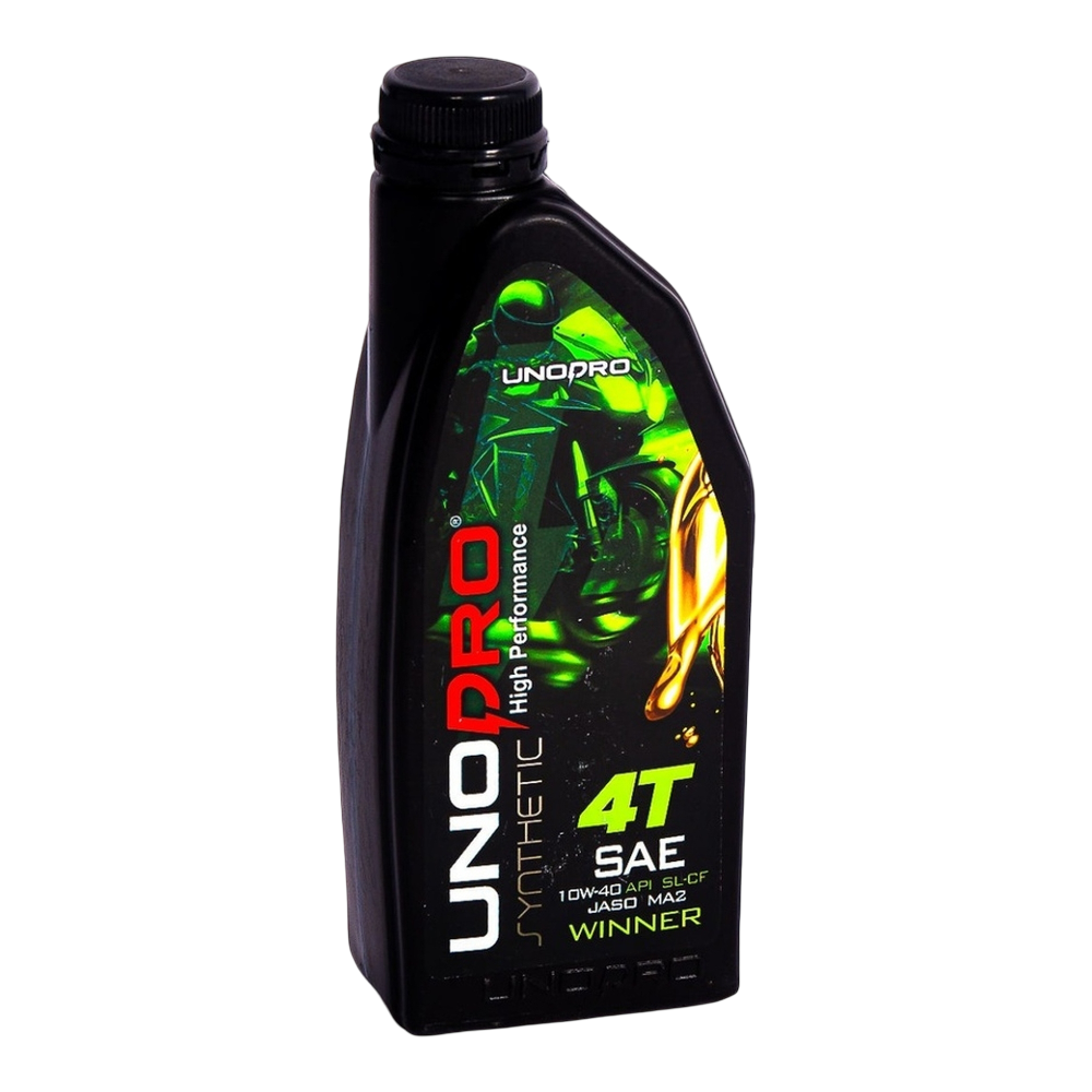 Aceite UnoPro sintetico Winner SAE 10W40 4T (Api-SL/CF) JASO MA2