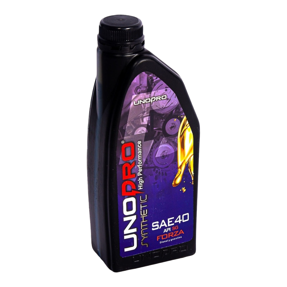 Aceite UnoPro semisintetico Forza SAE 40 (Api SG) diesel motores estacionarios